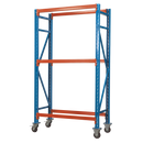 Two Level Mobile Tyre Rack 200kg Capacity Per Level | Pipe Manufacturers Ltd..