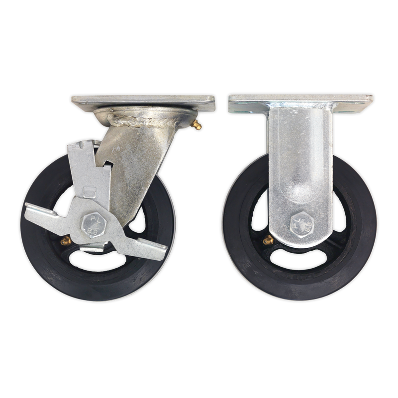 Castor Wheel Kit for SSB06, SSB07 & STV01 | Pipe Manufacturers Ltd..