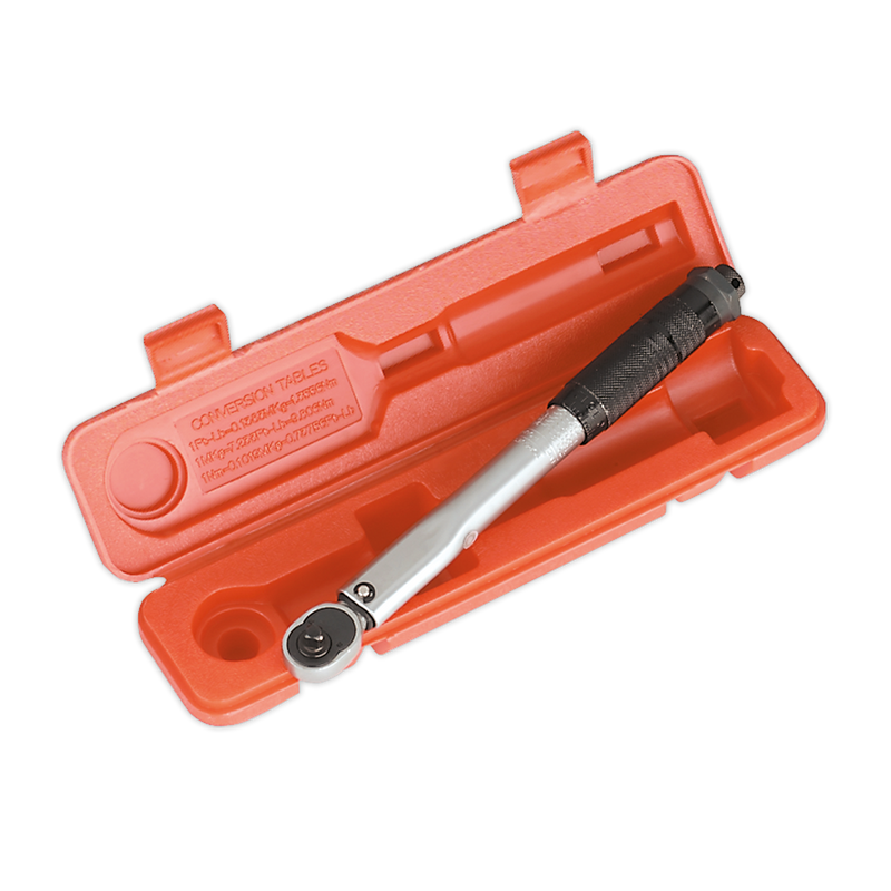 Torque Wrench Micrometer Style 1/4"Sq Drive 5-25Nm(44-221lb.in) - Calibrated | Pipe Manufacturers Ltd..