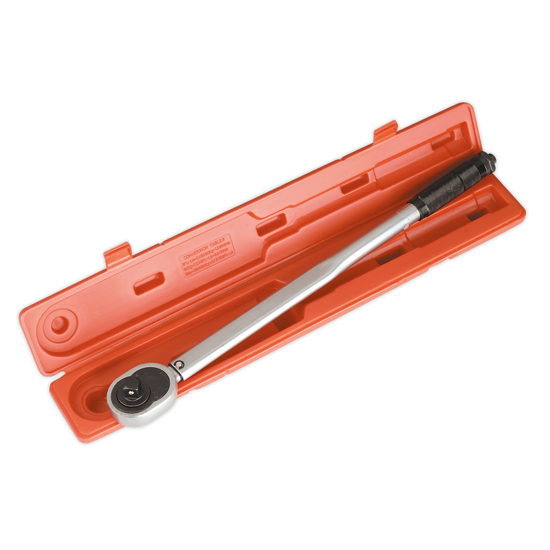 Torque Wrench Micrometer Style 1/2"Sq Drive 40-210Nm(30-155lb.ft) - Calibrated | Pipe Manufacturers Ltd..