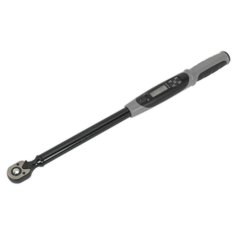 Angle Torque Wrench Digital 1/2"Sq Drive 20-200Nm(14.7-147.5lb.ft) Black Series | Pipe Manufacturers Ltd..