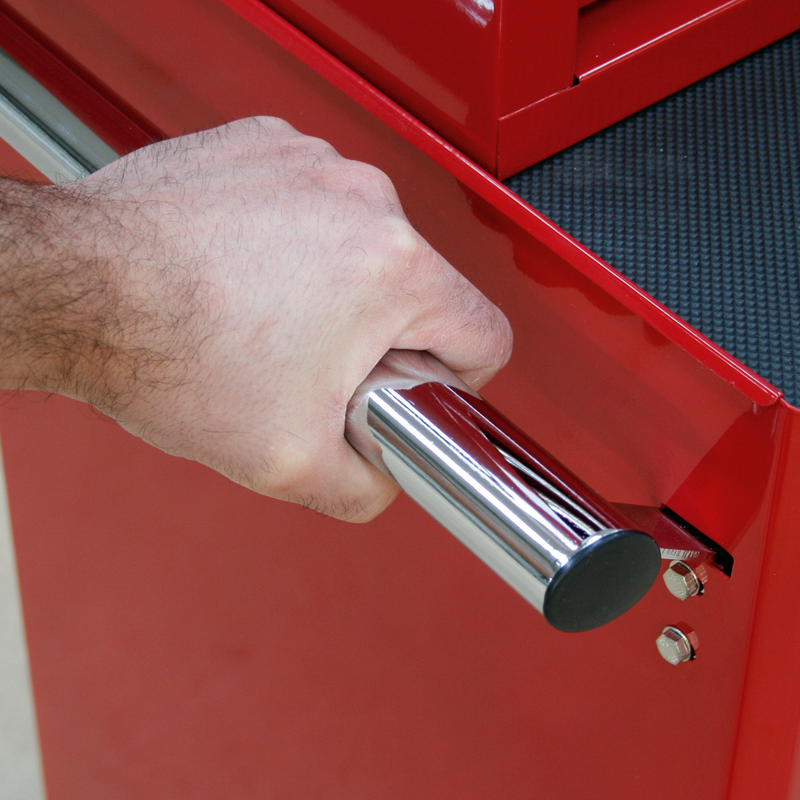 Tool Chest Combination 14 Drawer with Ball Bearing Slides - Red & 1179pc Tool Kit | Pipe Manufacturers Ltd..