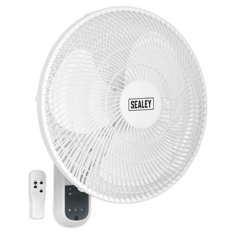 Wall Fan 3-Speed 16" with Remote Control 230V | Pipe Manufacturers Ltd..
