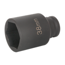 Impact Socket 38mm Deep 1/2"Sq Drive | Pipe Manufacturers Ltd..