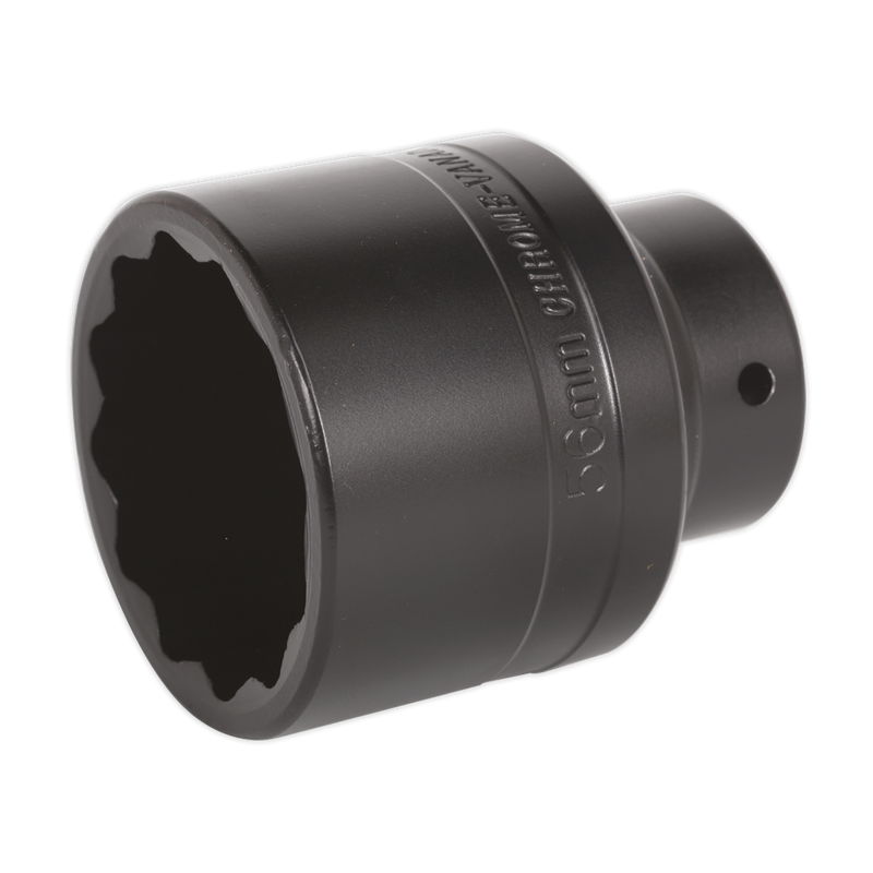 Impact Socket 56mm Bi-Hex Deep 3/4"Sq Drive | Pipe Manufacturers Ltd..