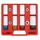 Alloy Wheel Impact Socket Set 4pc 1/2"Sq Drive | Pipe Manufacturers Ltd..