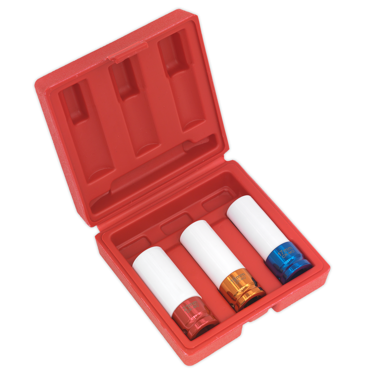 Alloy Wheel Impact Socket Set 3pc 1/2