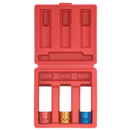 Alloy Wheel Impact Socket Set 3pc 1/2"Sq Drive | Pipe Manufacturers Ltd..
