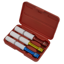 Alloy Wheel Long Reach Impact Socket Set 3pc 1/2"Sq Drive | Pipe Manufacturers Ltd..