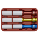Alloy Wheel Long Reach Impact Socket Set 3pc 1/2"Sq Drive | Pipe Manufacturers Ltd..