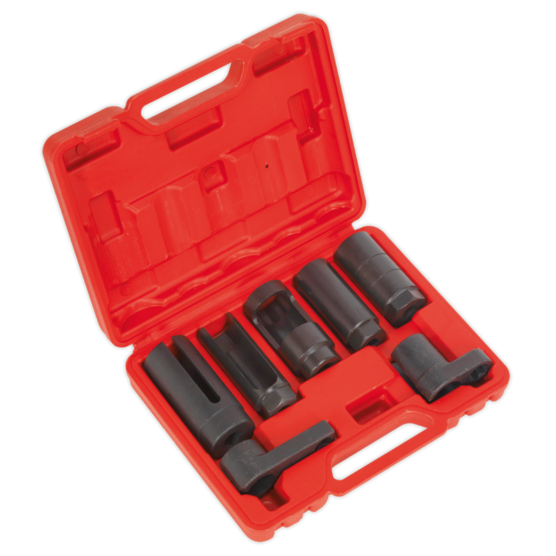 Oxygen Sensor Socket Set 7pc 3/8" & 1/2"Sq Drive | Pipe Manufacturers Ltd..