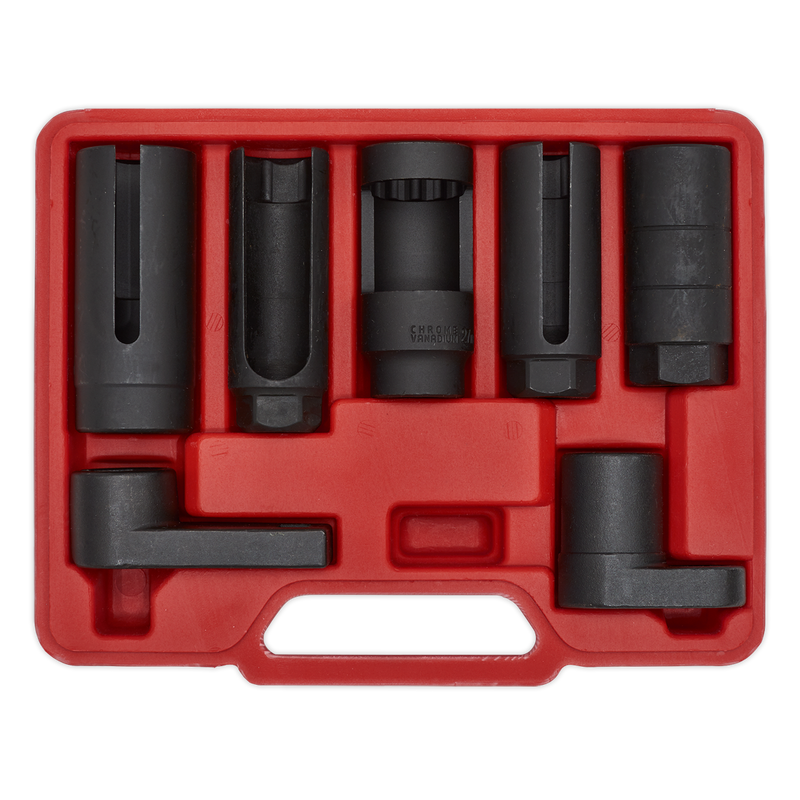 Oxygen Sensor Socket Set 7pc 3/8" & 1/2"Sq Drive | Pipe Manufacturers Ltd..