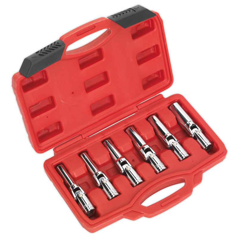 Glow/Spark Plug Socket Set 6pc 3/8"Sq Drive | Pipe Manufacturers Ltd..