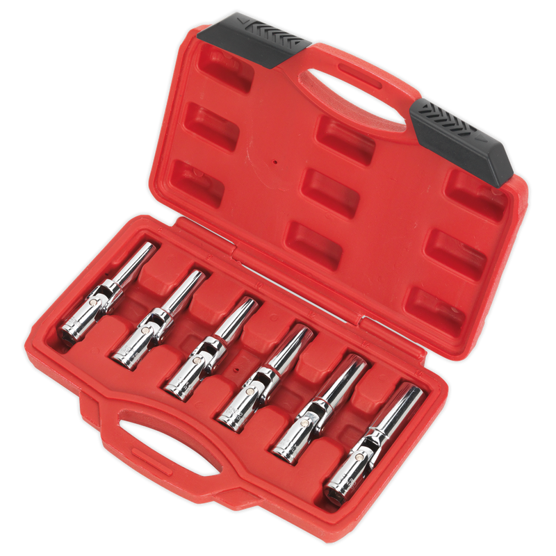 Glow/Spark Plug Socket Set 6pc 3/8"Sq Drive | Pipe Manufacturers Ltd..