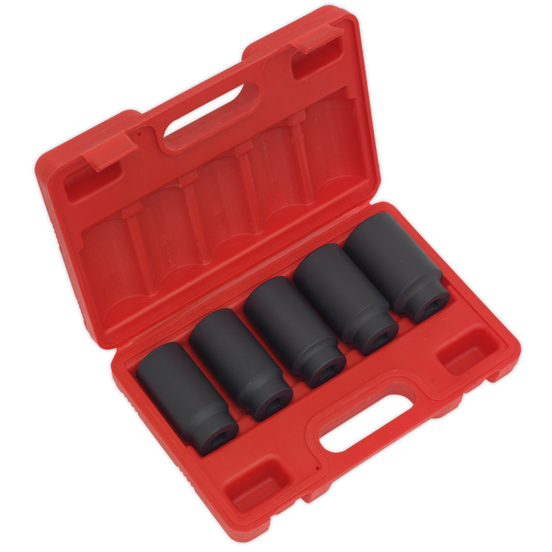 Impact Hub Nut Socket Set 5pc 1/2"Sq Drive | Pipe Manufacturers Ltd..