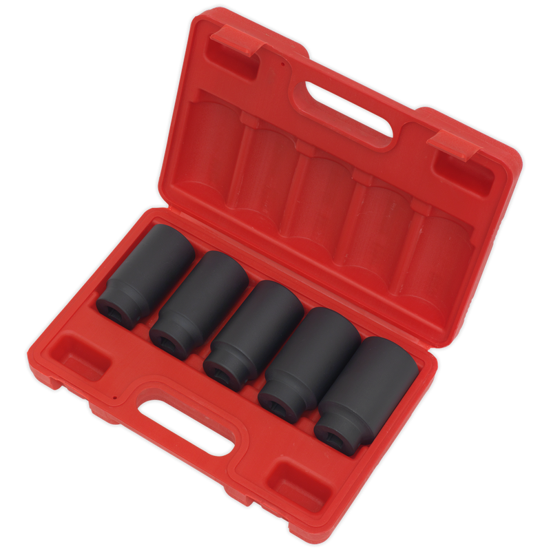 Impact Hub Nut Socket Set 5pc 1/2"Sq Drive | Pipe Manufacturers Ltd..