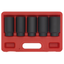 Impact Hub Nut Socket Set 5pc 1/2"Sq Drive | Pipe Manufacturers Ltd..