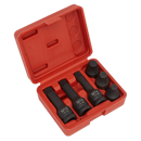Impact Spline Socket Bit Set 6pc 1/2"Sq Drive | Pipe Manufacturers Ltd..