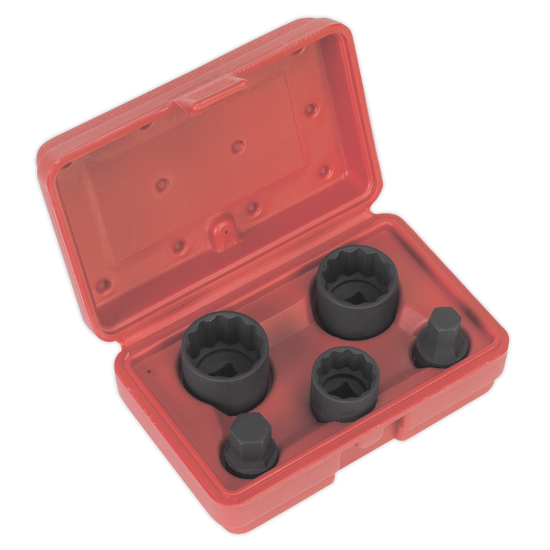 Impact Hub Socket & Socket Bit Set 5pc 12-Point 1/2"Sq Drive | Pipe Manufacturers Ltd..