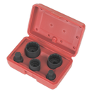 Impact Hub Socket & Socket Bit Set 5pc 12-Point 1/2"Sq Drive | Pipe Manufacturers Ltd..