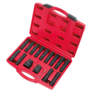 Impact Hex, TRX-Star* & TRX-Star* Female Socket Bit Set 16pc 3/4" & 1"Sq Drive | Pipe Manufacturers Ltd..