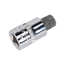 Security Spline Socket Bit M16 1/2"Sq Drive | Pipe Manufacturers Ltd..