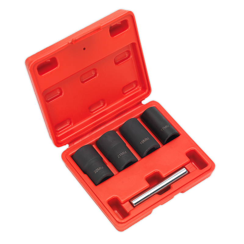 Locking Wheel Nut Removal Set 5pc 1/2"Sq Drive | Pipe Manufacturers Ltd..