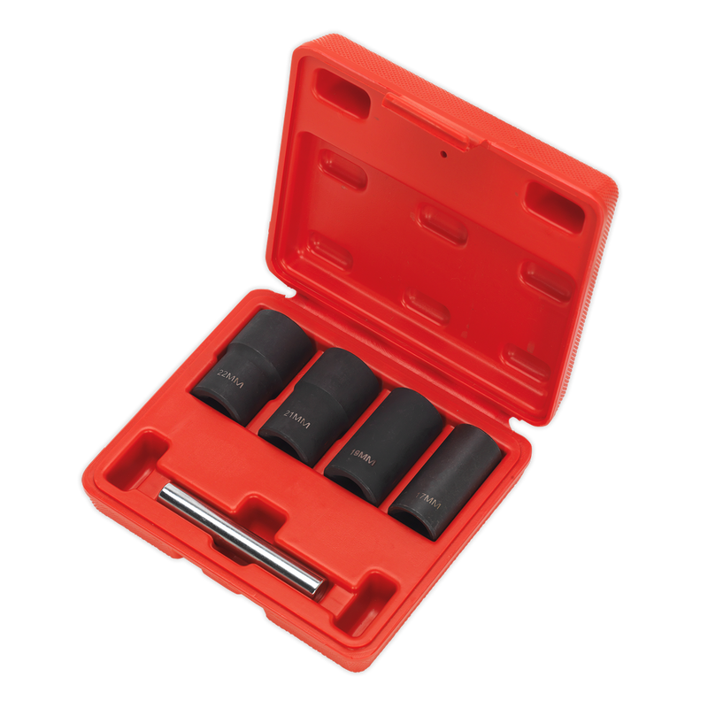 Locking Wheel Nut Removal Set 5pc 1/2"Sq Drive | Pipe Manufacturers Ltd..