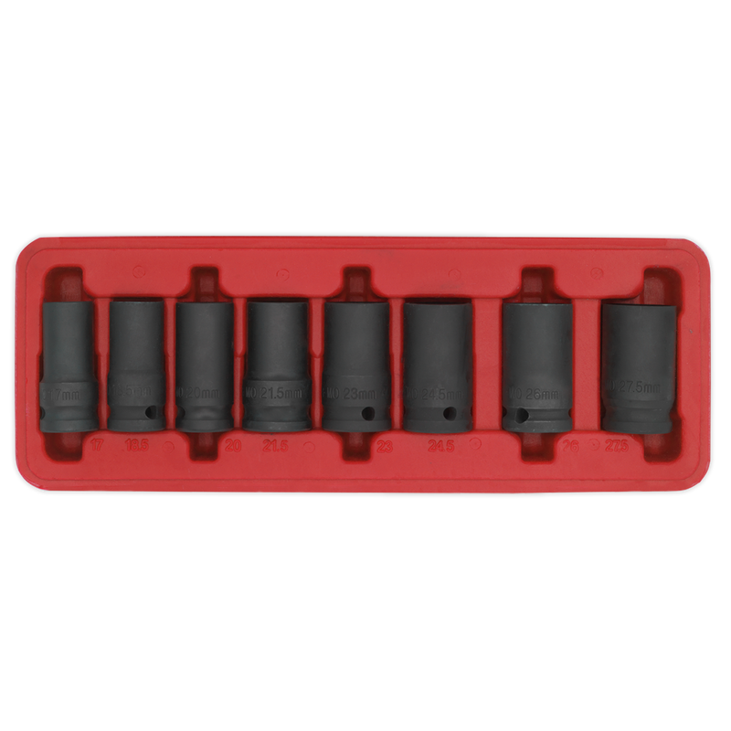 Locking Wheel Nut Removal Set 8pc 1/2"Sq Drive | Pipe Manufacturers Ltd..