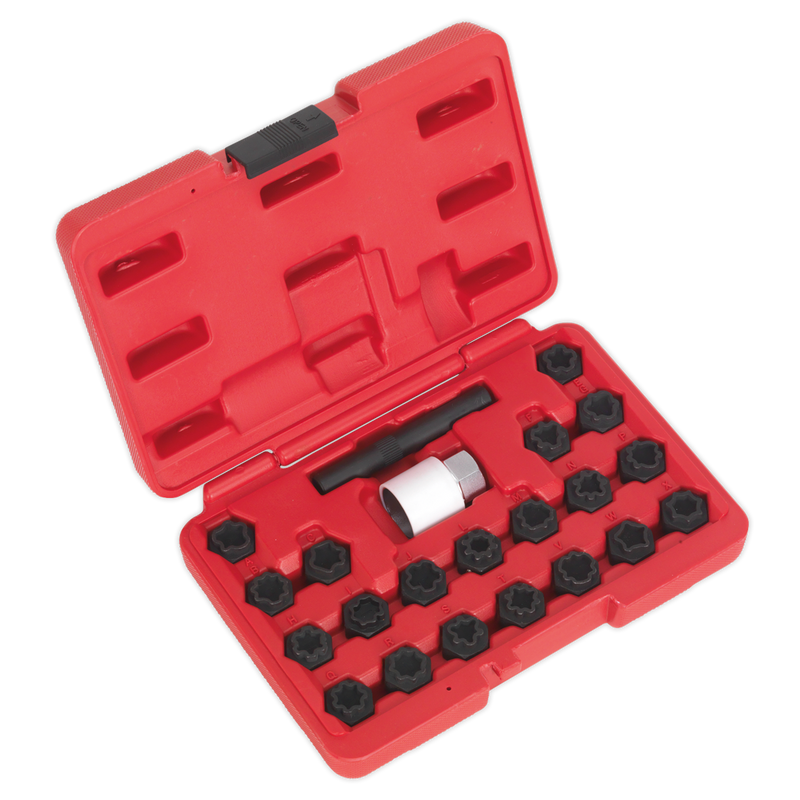 Locking Wheel Nut Key Set 22pc - Audi | Pipe Manufacturers Ltd..