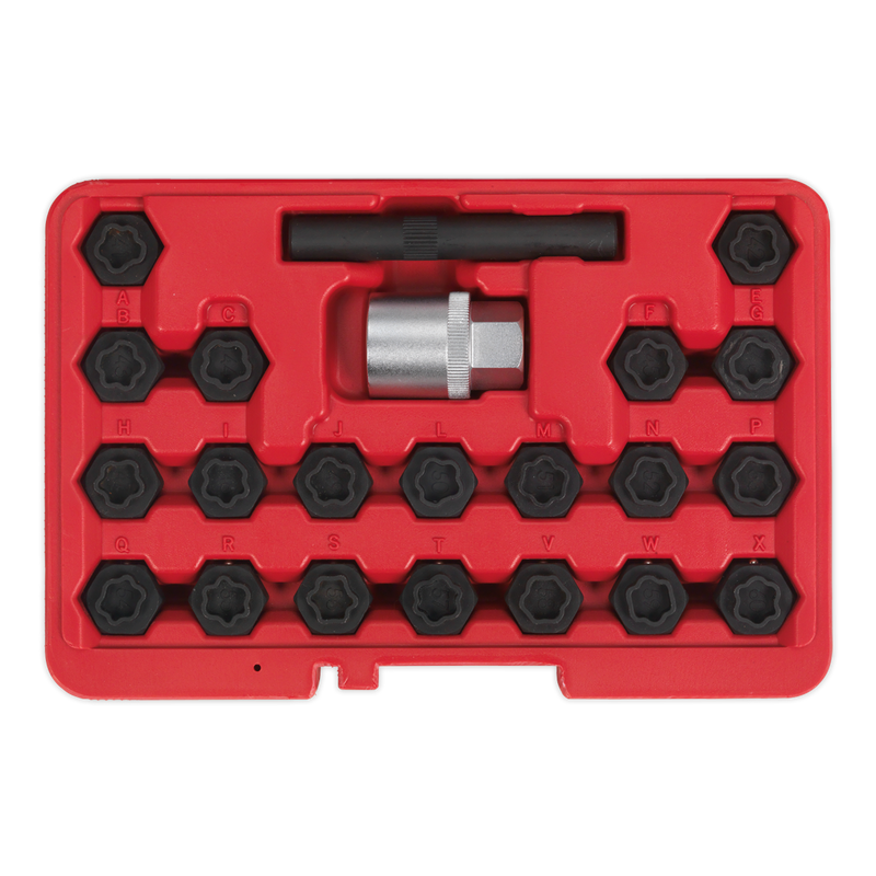 Locking Wheel Nut Key Set 22pc - BMW | Pipe Manufacturers Ltd..