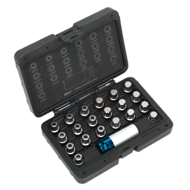 Locking Wheel Nut Key Set 21pc - BMW & Mini | Pipe Manufacturers Ltd..