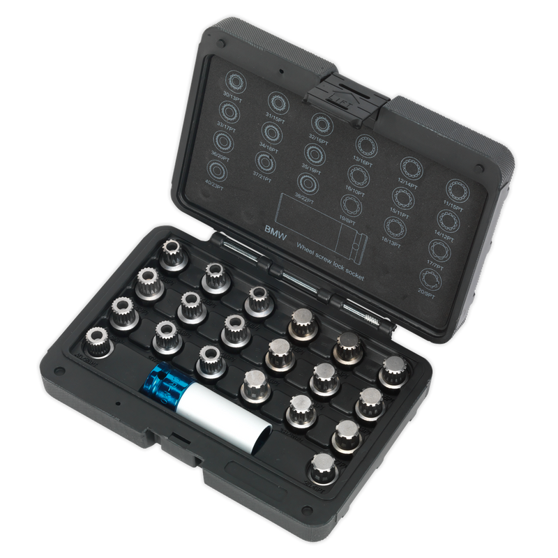 Locking Wheel Nut Key Set 21pc - BMW & Mini | Pipe Manufacturers Ltd..