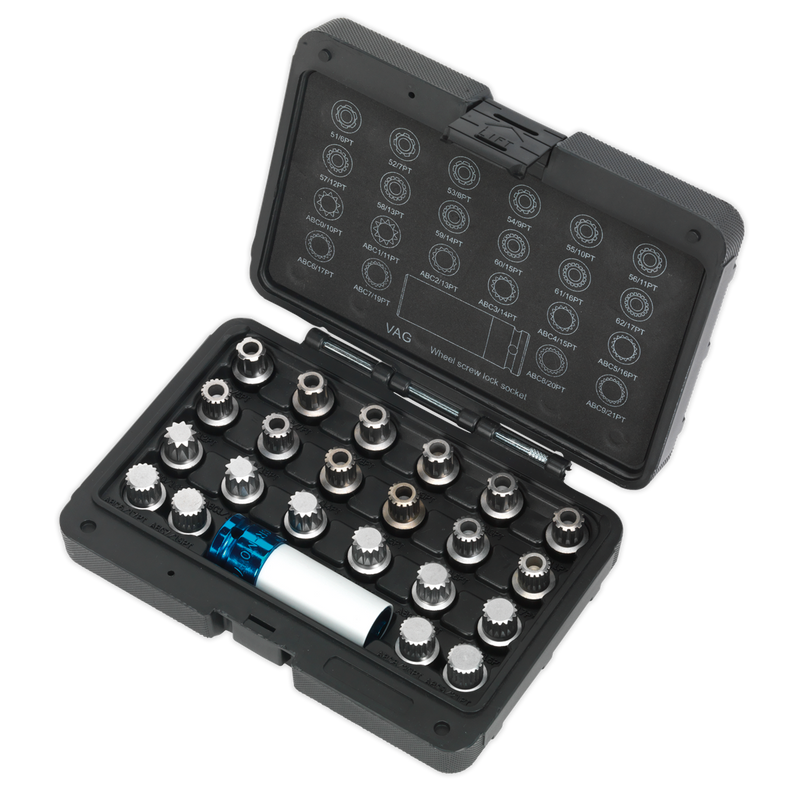 Locking Wheel Nut Key Set 23pc - VAG | Pipe Manufacturers Ltd..