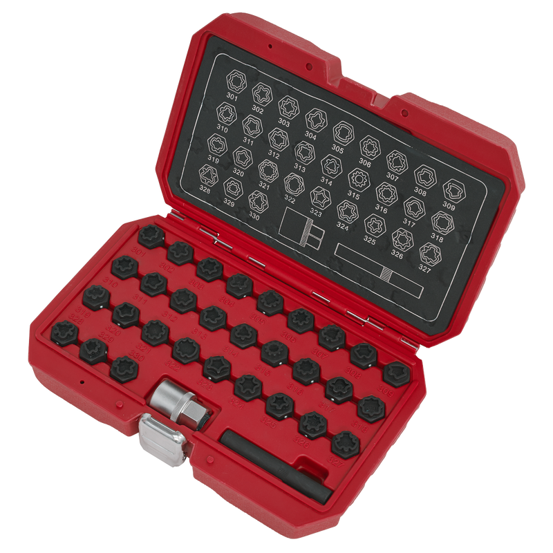 Locking Wheel Nut Key Set 32pc - Mercedes | Pipe Manufacturers Ltd..