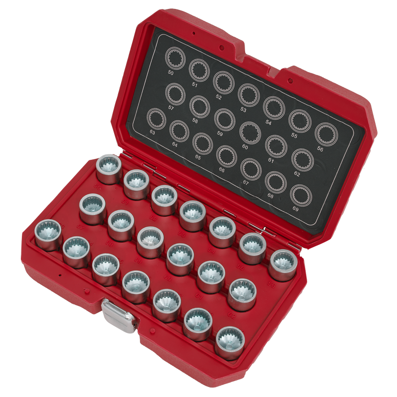 Locking Wheel Nut Key Set 20pc - Porsche | Pipe Manufacturers Ltd..