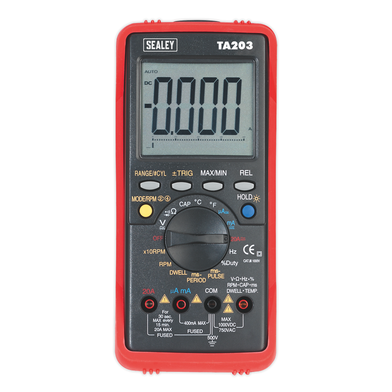 Digital Automotive Multimeter 15 Function Bar Graph/PC Link | Pipe Manufacturers Ltd..