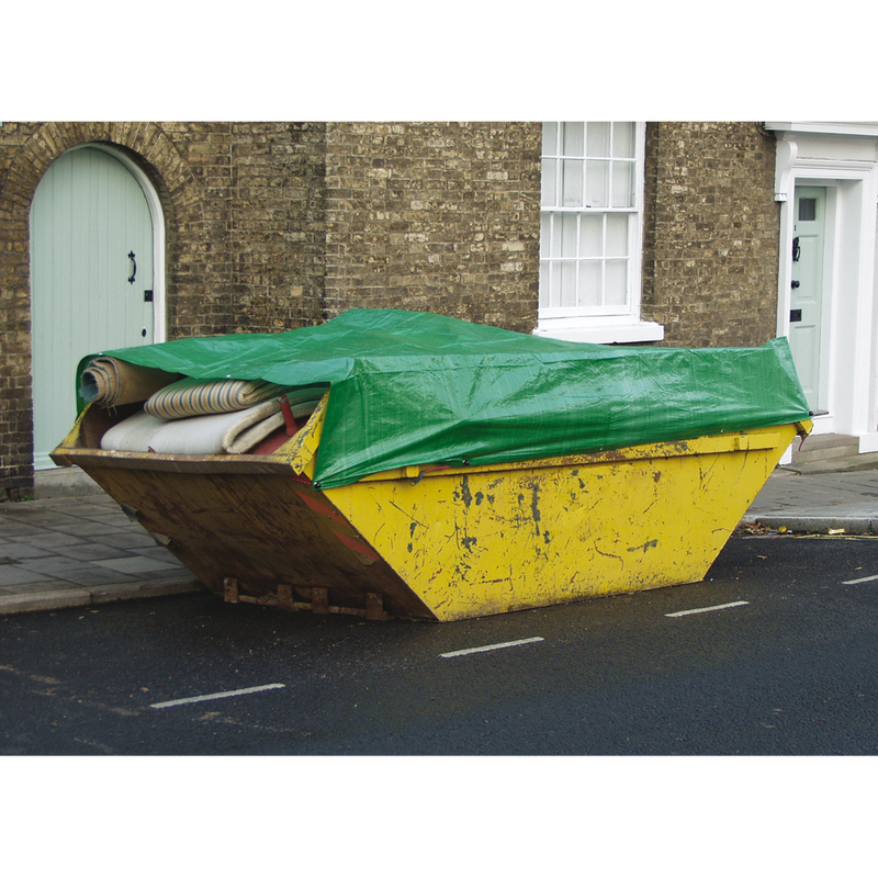 Tarpaulin 3.66 x 4.88m Green | Pipe Manufacturers Ltd..