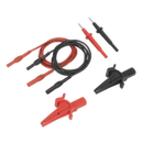 Automotive Test Lead & Crocodile Clip Set 6pc | Pipe Manufacturers Ltd..