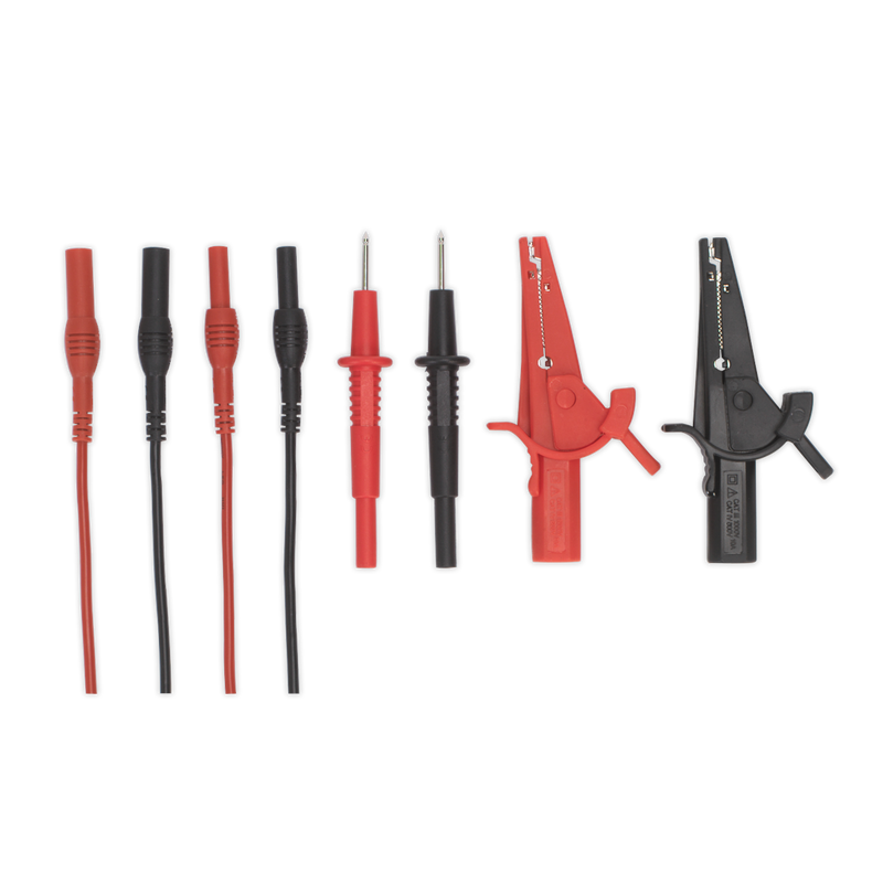 Automotive Test Lead & Crocodile Clip Set 6pc | Pipe Manufacturers Ltd..