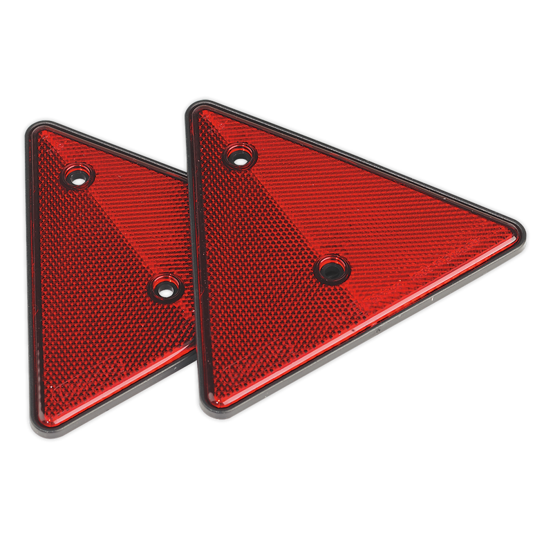 Rear Reflective Red Triangle Pack of 2 | Pipe Manufacturers Ltd..