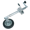Jockey Wheel & Clamp ¯35mm - 150mm Solid Wheel | Pipe Manufacturers Ltd..