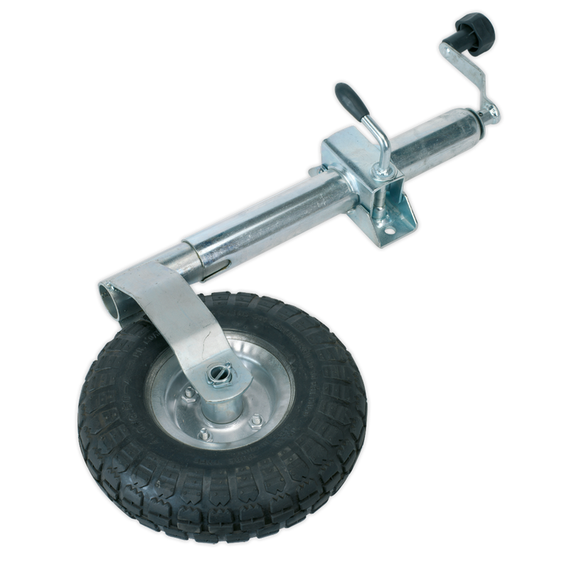 Jockey Wheel & Clamp ¯48mm - 260mm Pneumatic Wheel | Pipe Manufacturers Ltd..
