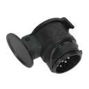 Socket Conversion Adaptor 13-Pin Euro - 7-Pin N Type 12V | Pipe Manufacturers Ltd..