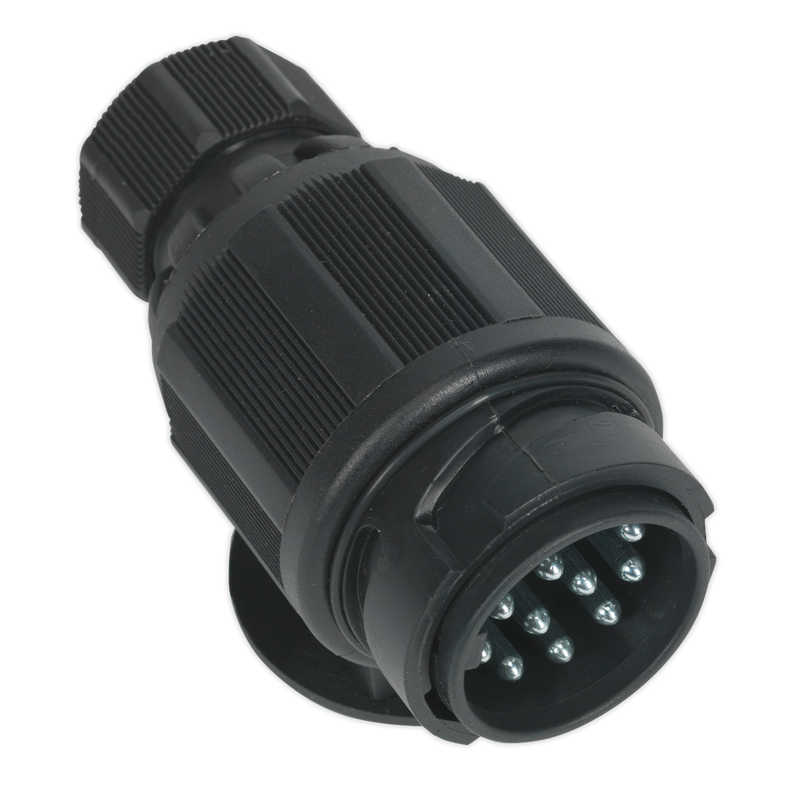 Towing Plug 13-Pin Euro Plastic 12V Twin Inlet | Pipe Manufacturers Ltd..