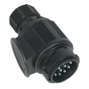 Towing Plug 13-Pin Euro Plastic 12V Twin Inlet | Pipe Manufacturers Ltd..