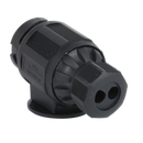 Towing Plug 13-Pin Euro Plastic 12V Twin Inlet | Pipe Manufacturers Ltd..