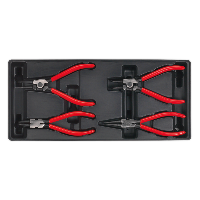 Tool Tray with Circlip Pliers Set 4pc | Pipe Manufacturers Ltd..