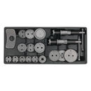 Tool Tray with Brake Wind-Back Tool Kit 18pc | Pipe Manufacturers Ltd..
