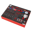 Tool Tray with Impact Wrench, Sockets & Tyre Tool Set 42pc | Pipe Manufacturers Ltd..